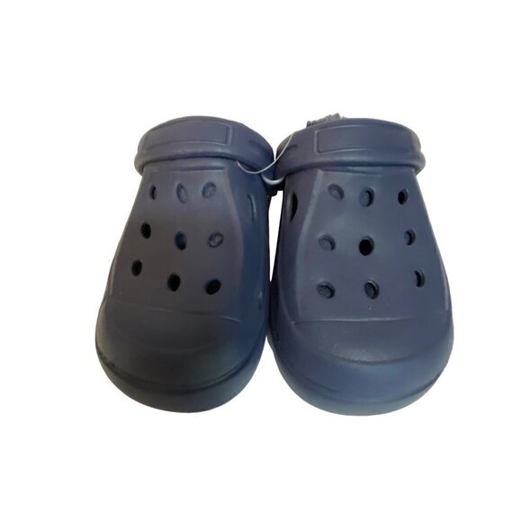 Berkley and Jensen Navy Blue Kids Lined Clogs Size 10 - Picture 2 of 6